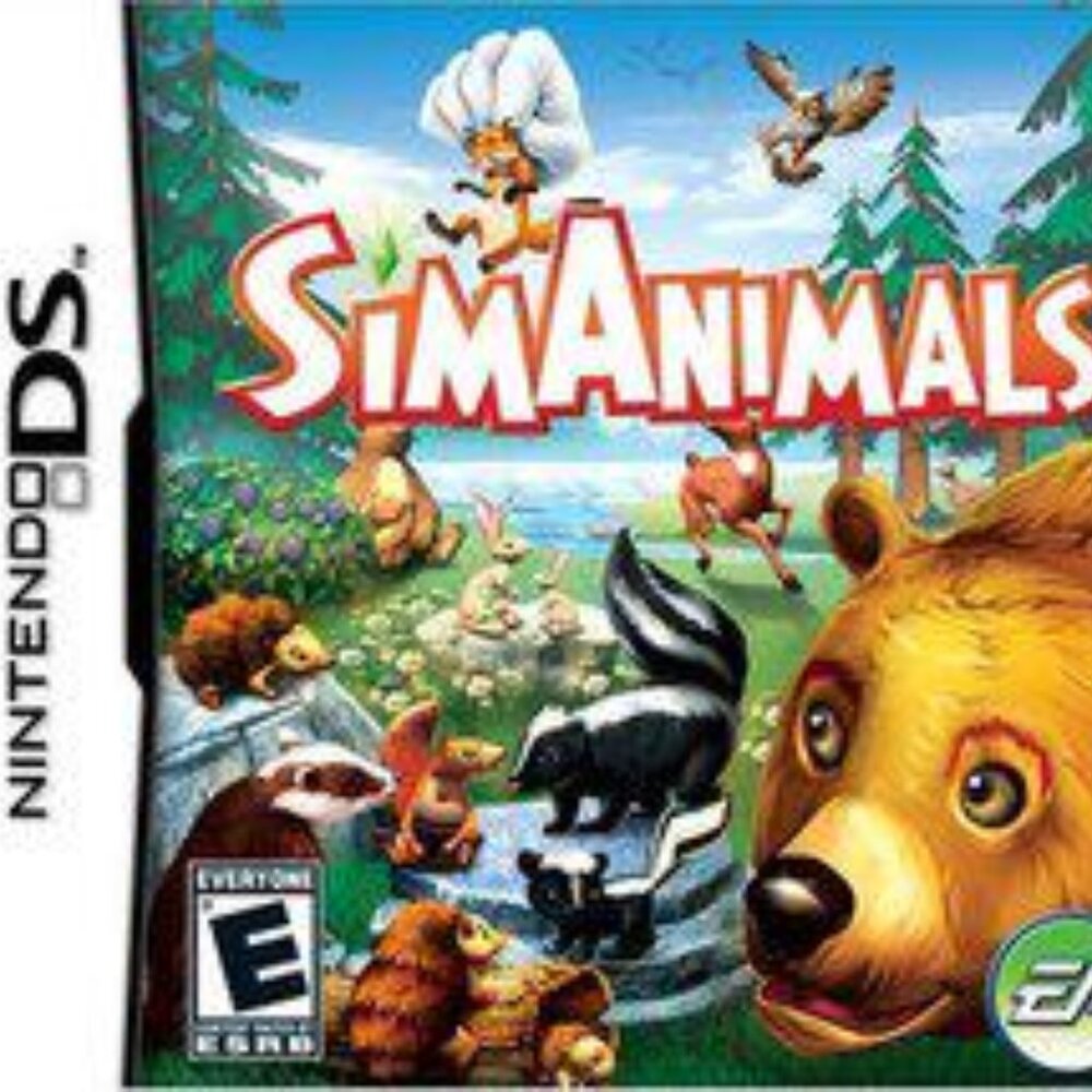 Sim Animals Nintendo DS Game Cartridge 2009